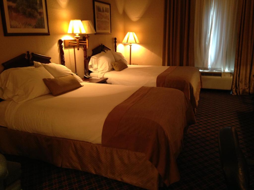 Comfort Inn & Suites Columbus North客房内的一张或多张床位