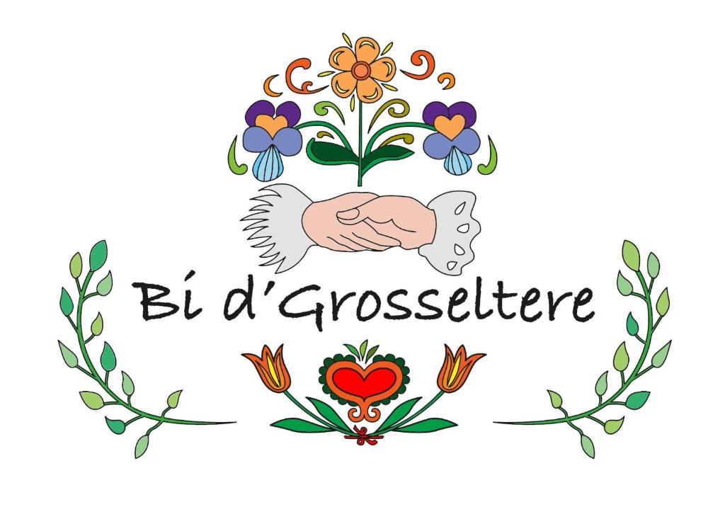 基尔维莱Bi d'Grosseltere Gîtes de charme的花环和鸟,刻着的 ⁇ 
