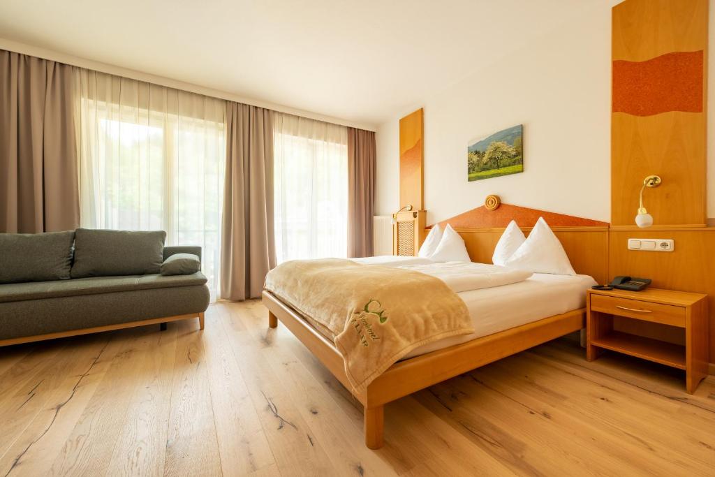Der Thaller - Wirtshaus - Restaurant - Hotel客房内的一张或多张床位