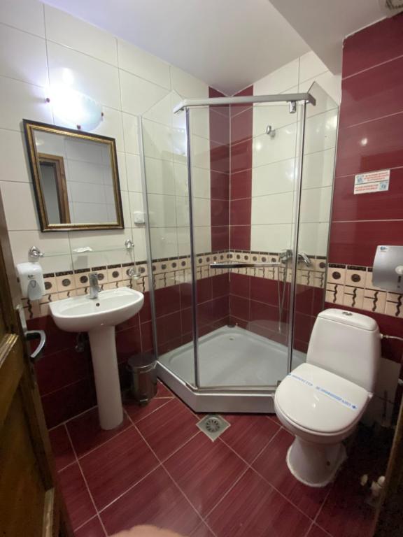 Hotel Etno Selo Timcevski的一间浴室