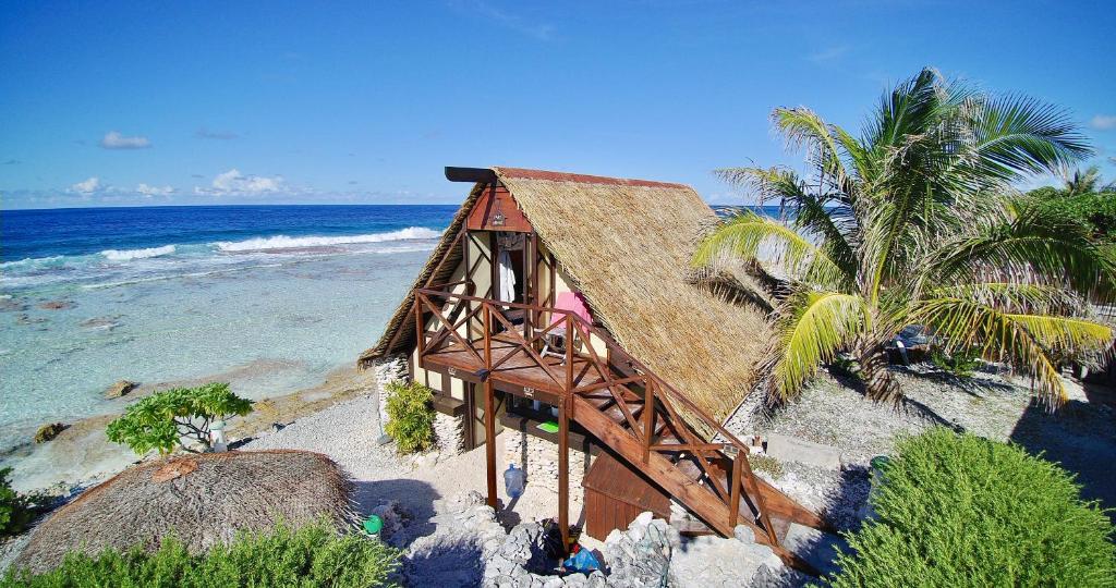阿瓦托鲁Vahaui Paradis的海边小屋