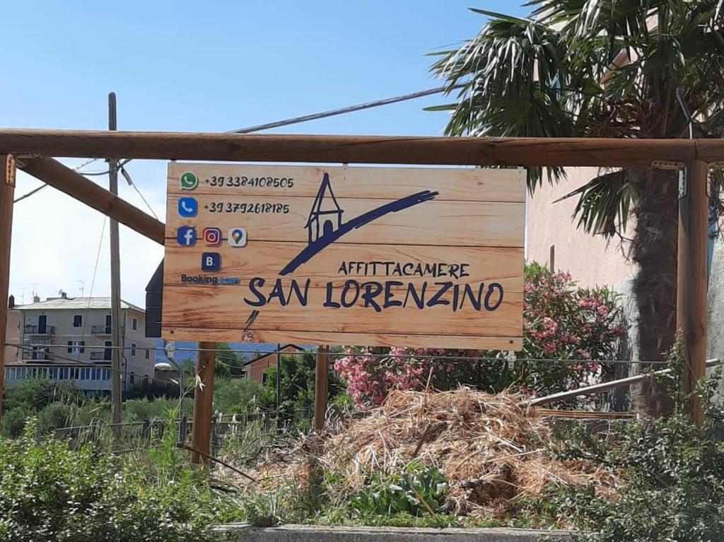 奥尔科费利诺Affittacamere San Lorenzino的一种三洛伦索标志的Sidx sidx
