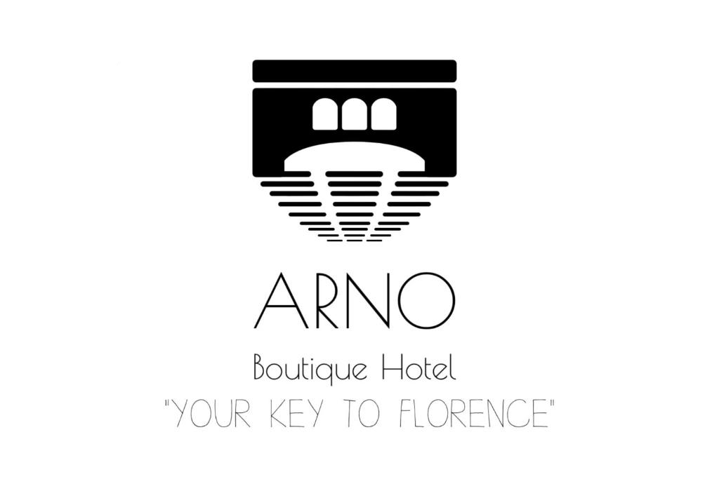 佛罗伦萨Arno Boutique的anova architecture hotel logo with a key to future