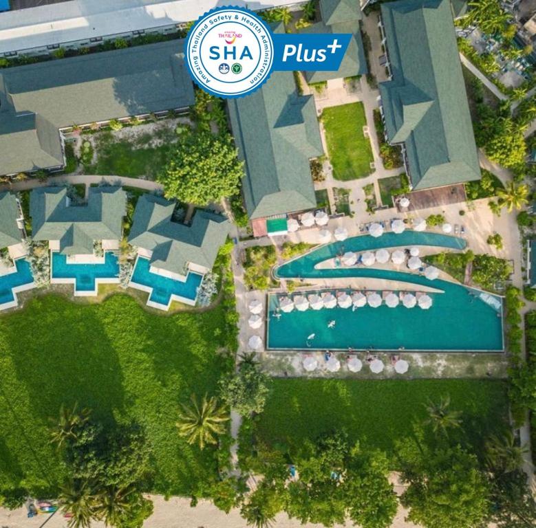 皮皮岛PP Princess Resort- SHA Extra Plus的加度假酒店享有泳池美景