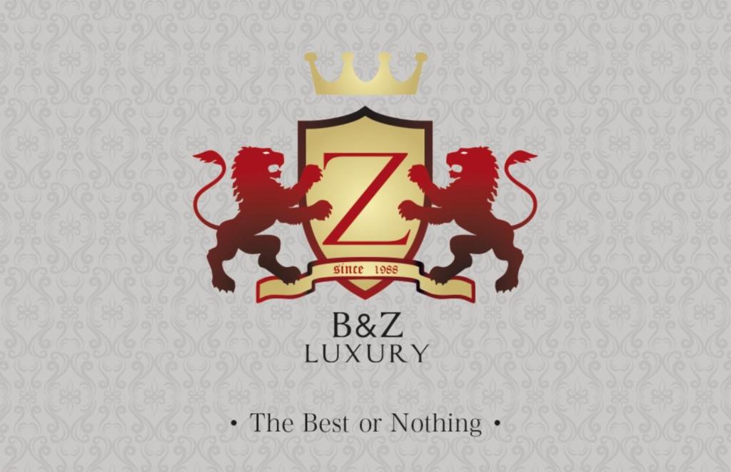 巴里B&Z LUXURY的狮子和皇冠的标志或标志