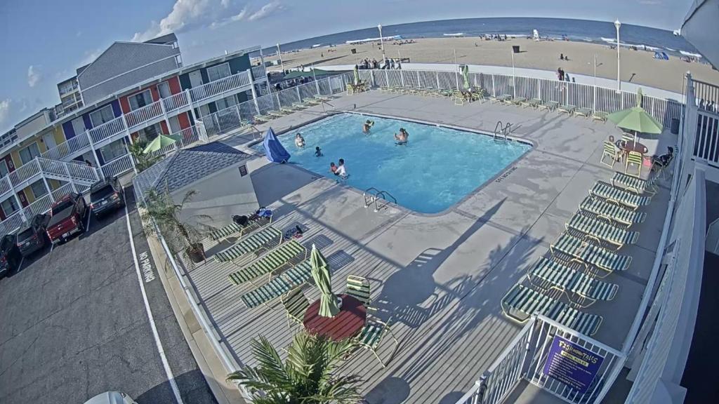 Fish Tales Boardwalk Inn &amp; Ocean Mecca Motel内部或周边的泳池