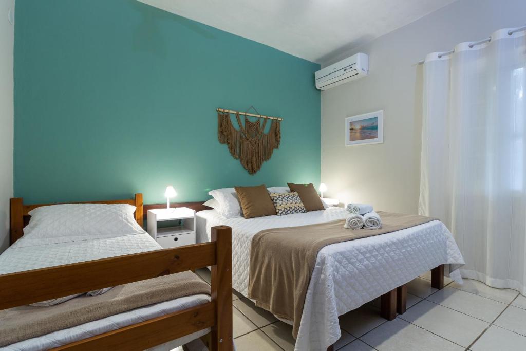 Estrela do Mar Paraty客房内的一张或多张床位
