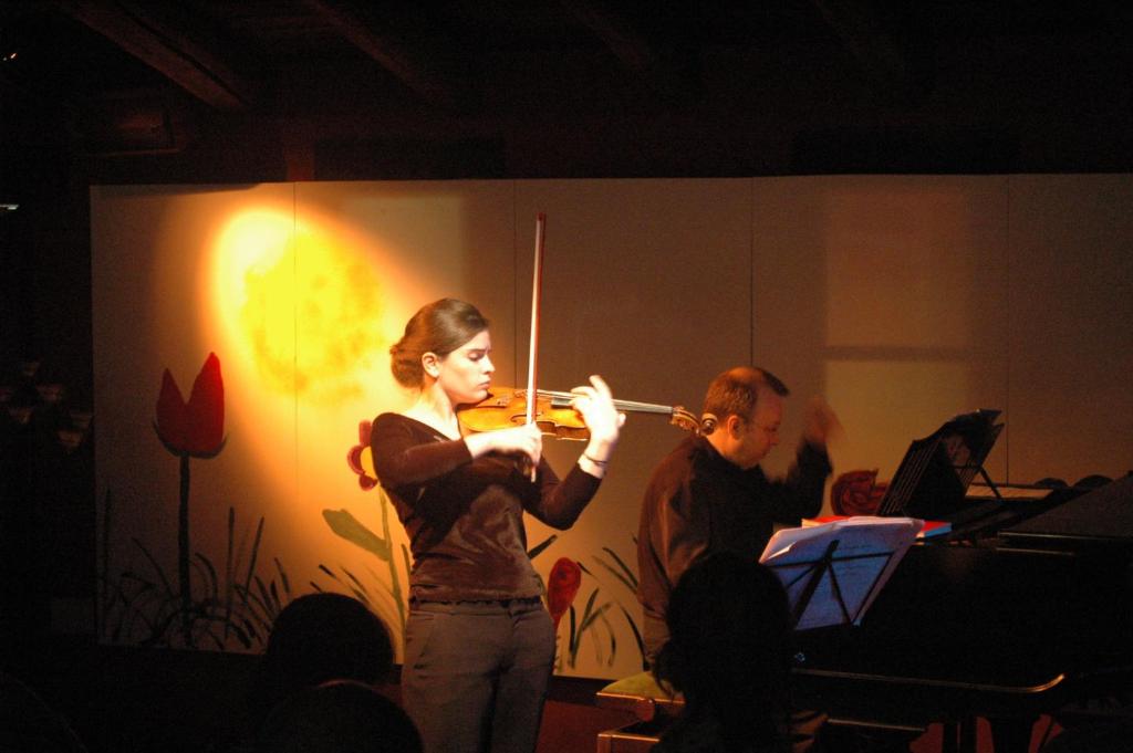 圣洛伦索-德莫鲁尼斯蒙尼高尔酒店的男管弦乐队演奏小提琴的女人