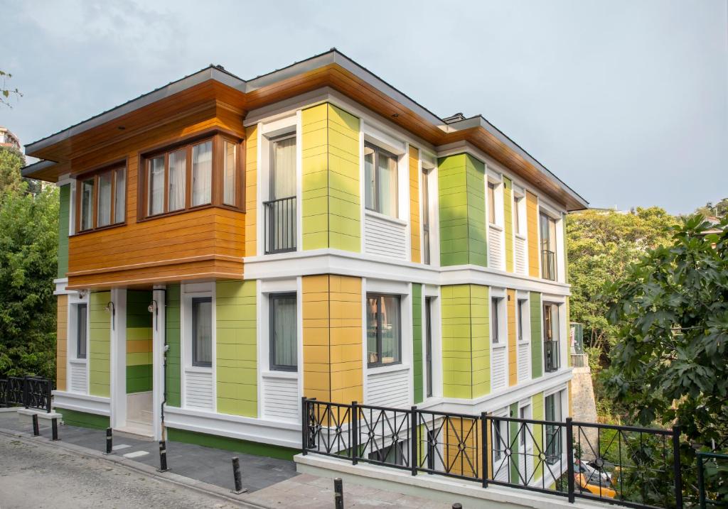 伊斯坦布尔Mita' Homes的街上多彩的房子