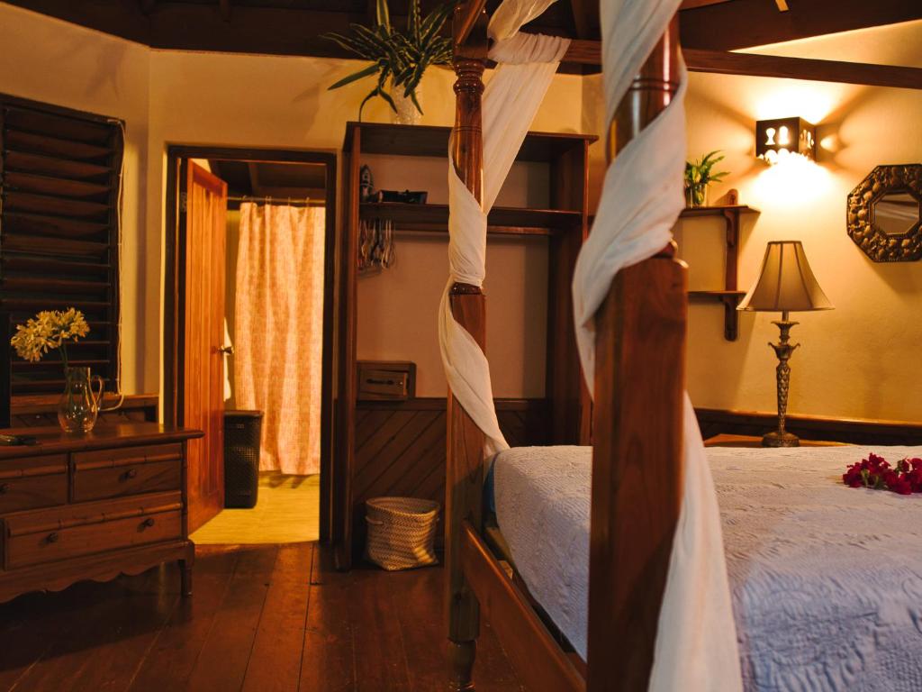坎塔流火酒店客房内的一张或多张床位