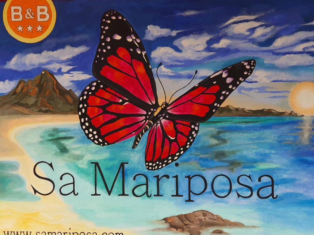 穆拉沃拉Sa Mariposa的一本书,封面上是君主蝴蝶
