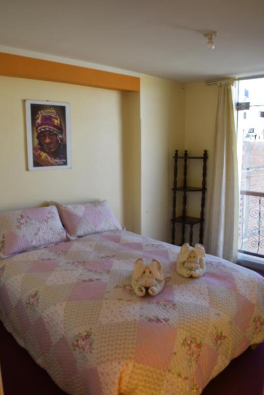 Marlon's House Puno-Peru客房内的一张或多张床位