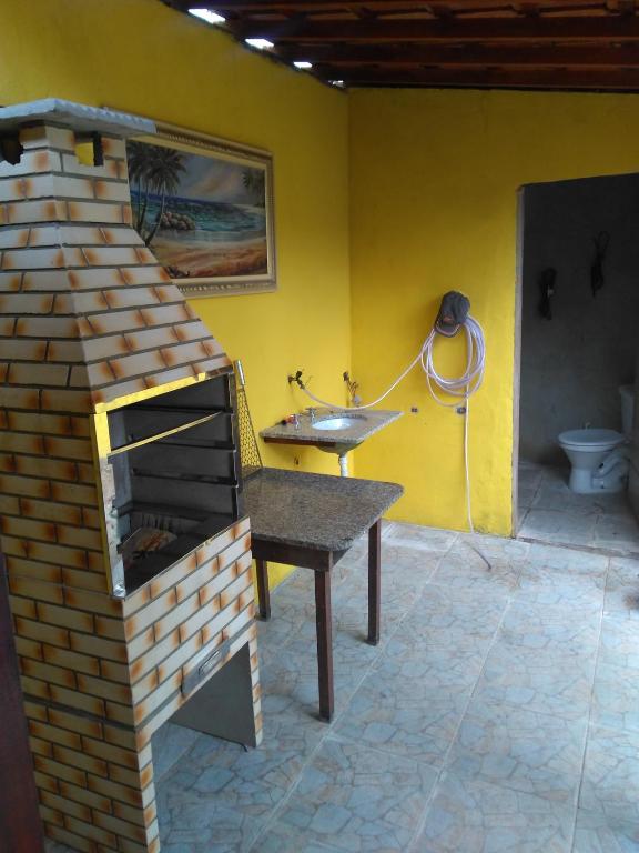 Casa de temporada Lindas Cachoeiras 10的一间浴室