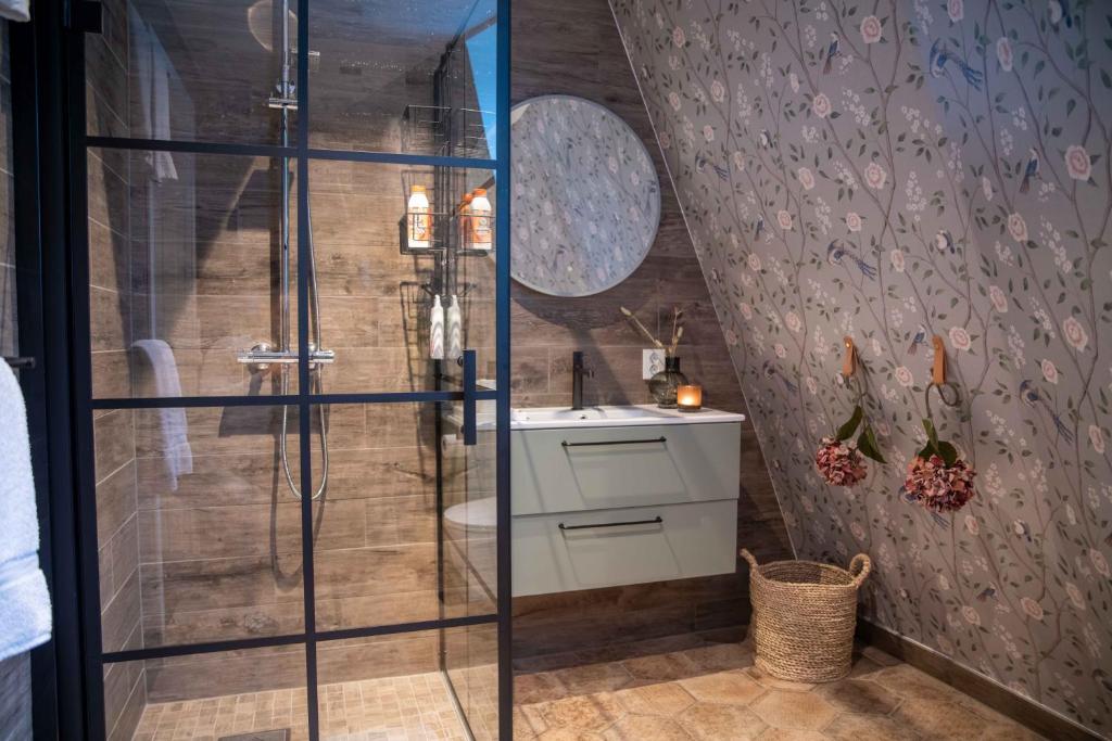 Luxury apartment in Bergen's Gastronomic district的一间浴室
