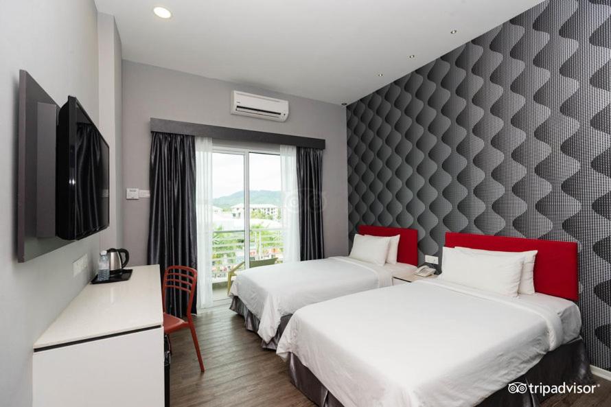 珍南海滩广场酒店客房内的一张或多张床位