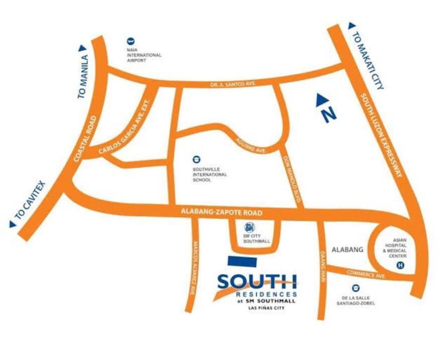 Cozy 1 BR Apartment At South Residences Tower 2鸟瞰图