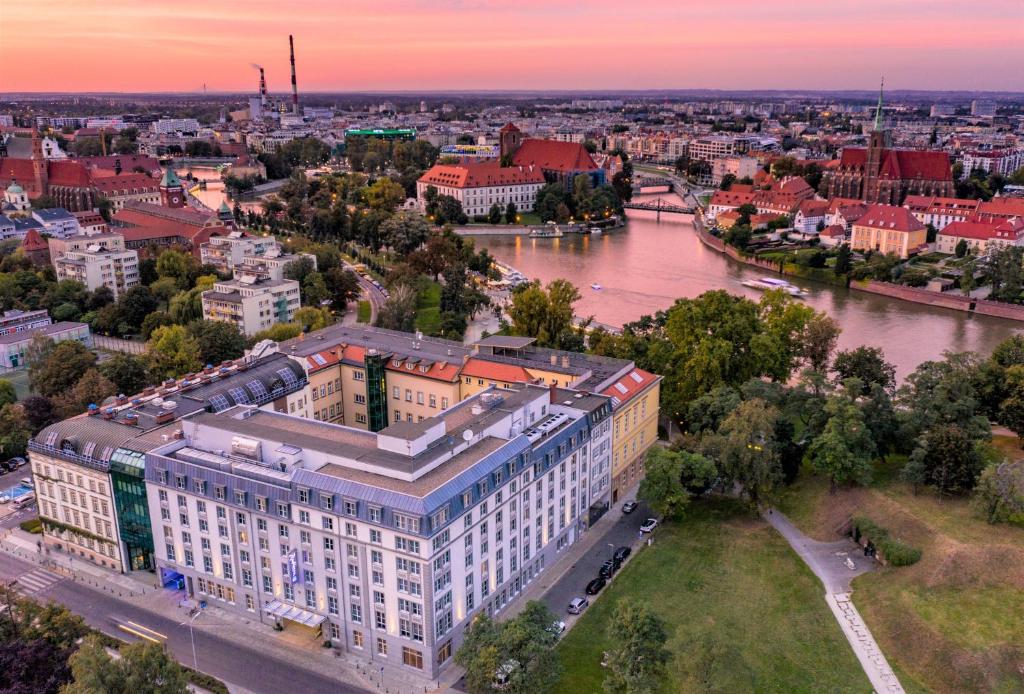 Radisson Blu Hotel Wroclaw鸟瞰图