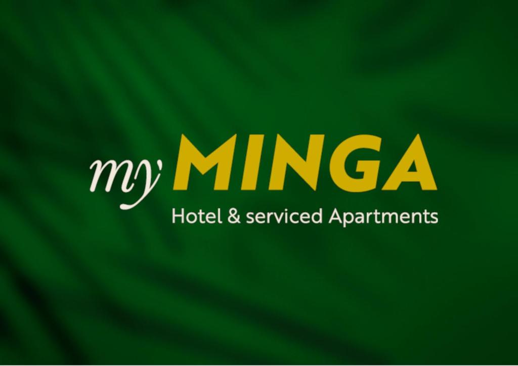 慕尼黑myMINGA4 - Hotel & serviced Apartments的读我的梅拉医院和服务公寓的标志
