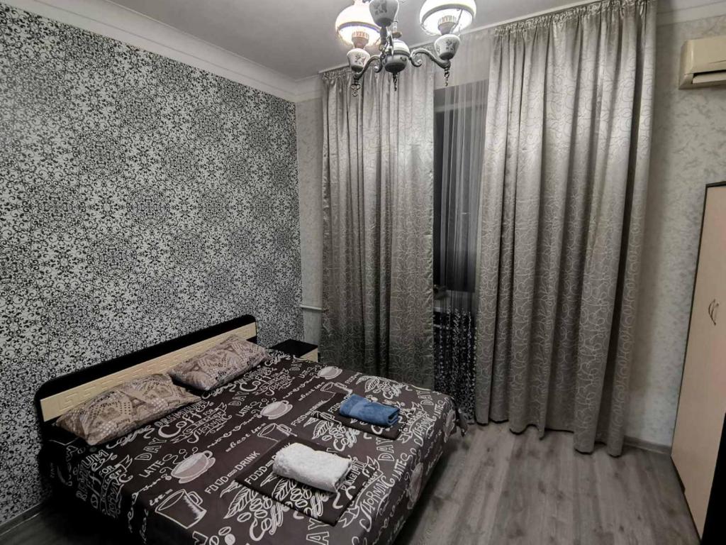 Apartment 2 bed rooms near Aristokrat客房内的一张或多张床位