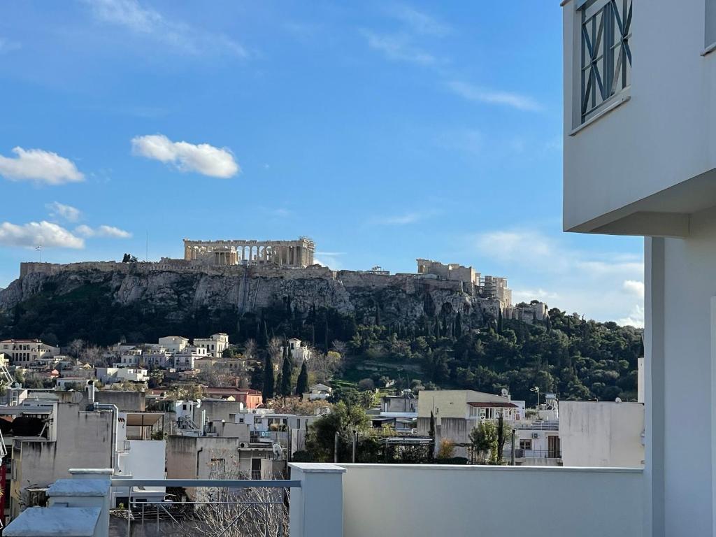 雅典WUKELA APARTMENTS的雅典卫城美景度假屋