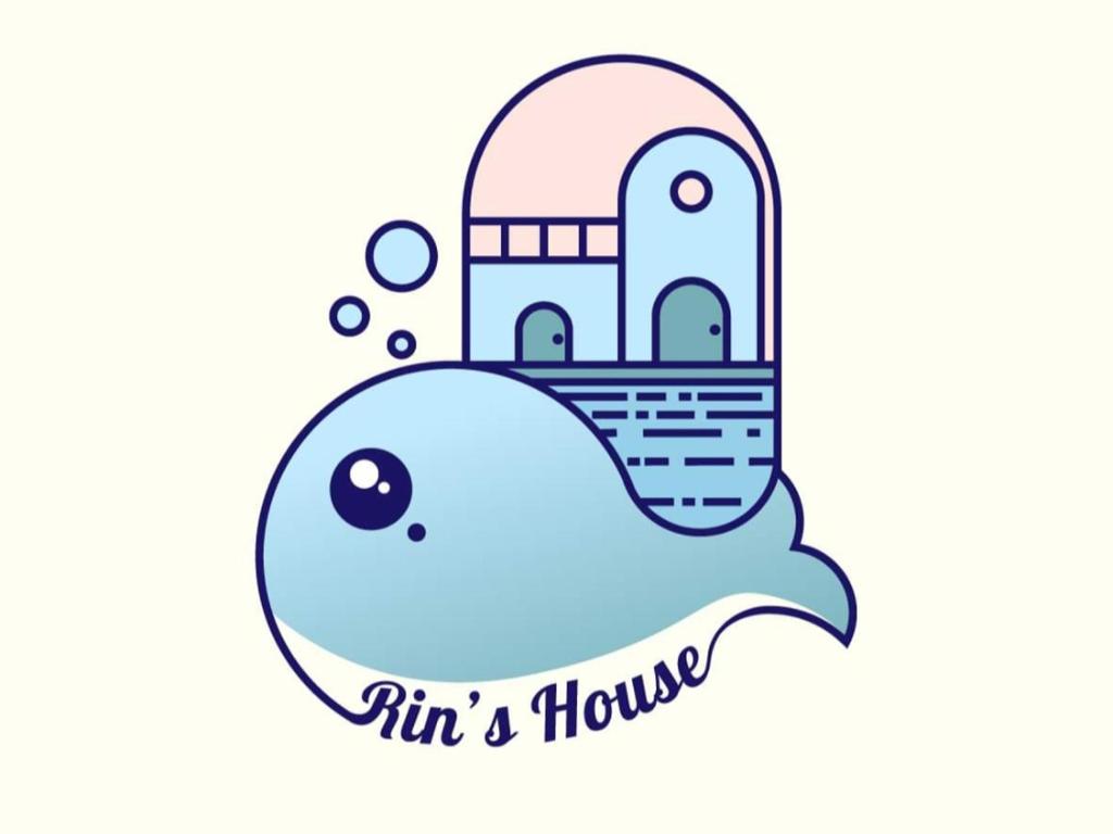 潘切Căn Hộ 3 PN Rin's House的鱼类和房屋的矢量图