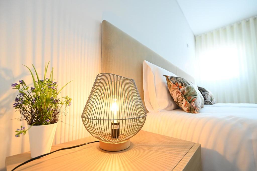 O Visconde - Alojamento local客房内的一张或多张床位