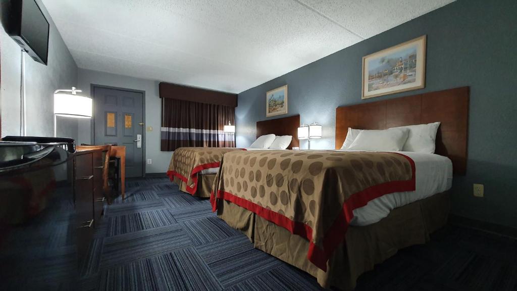 South Padre Island Inn客房内的一张或多张床位