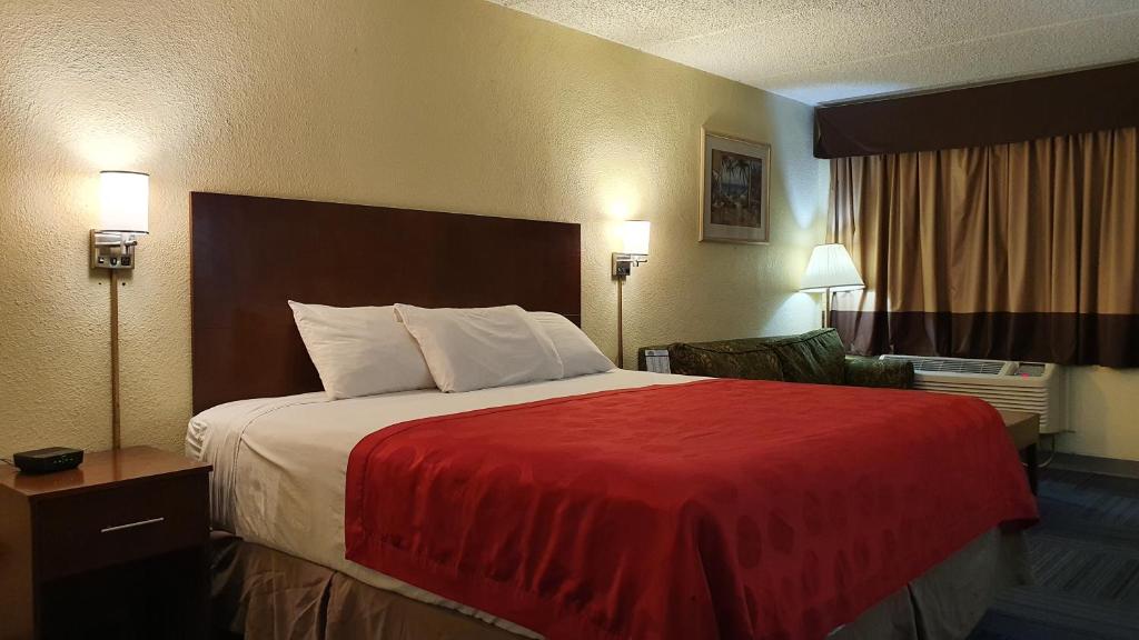 South Padre Island Inn客房内的一张或多张床位