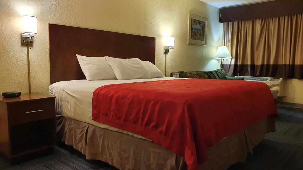 South Padre Island Inn客房内的一张或多张床位
