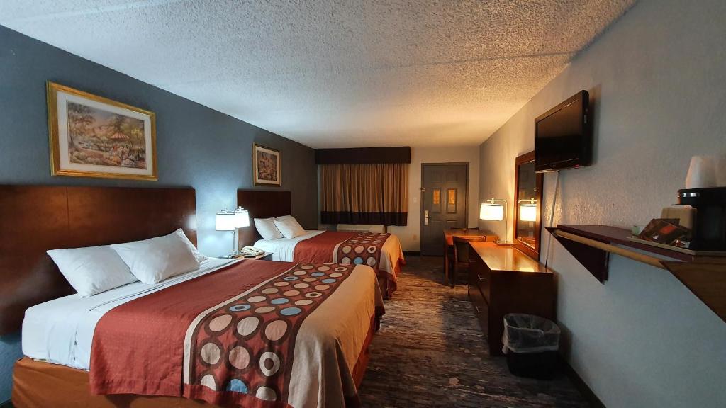 South Padre Island Inn客房内的一张或多张床位