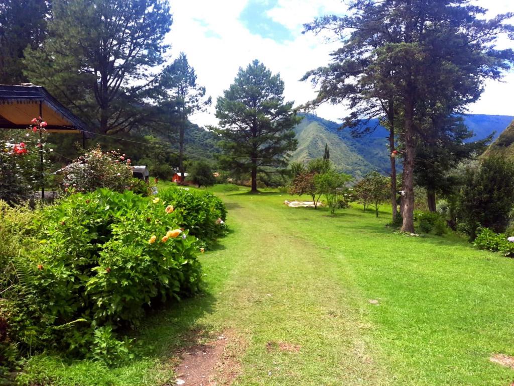 CochunaDon Marcos - Las Estancias de Aconquija的山景花园