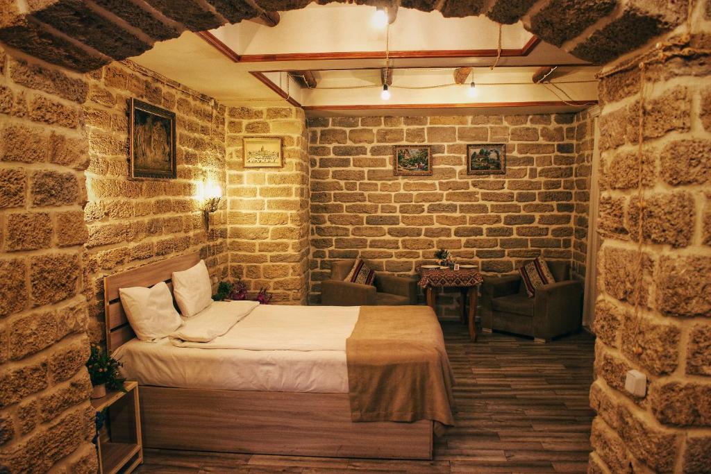 Antique Hotel Baku客房内的一张或多张床位