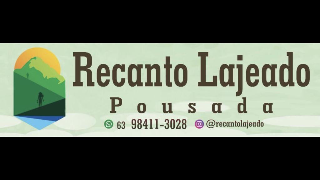 LajeadoPousada Recanto Lajeado的普卡迪亚区域实验室标志