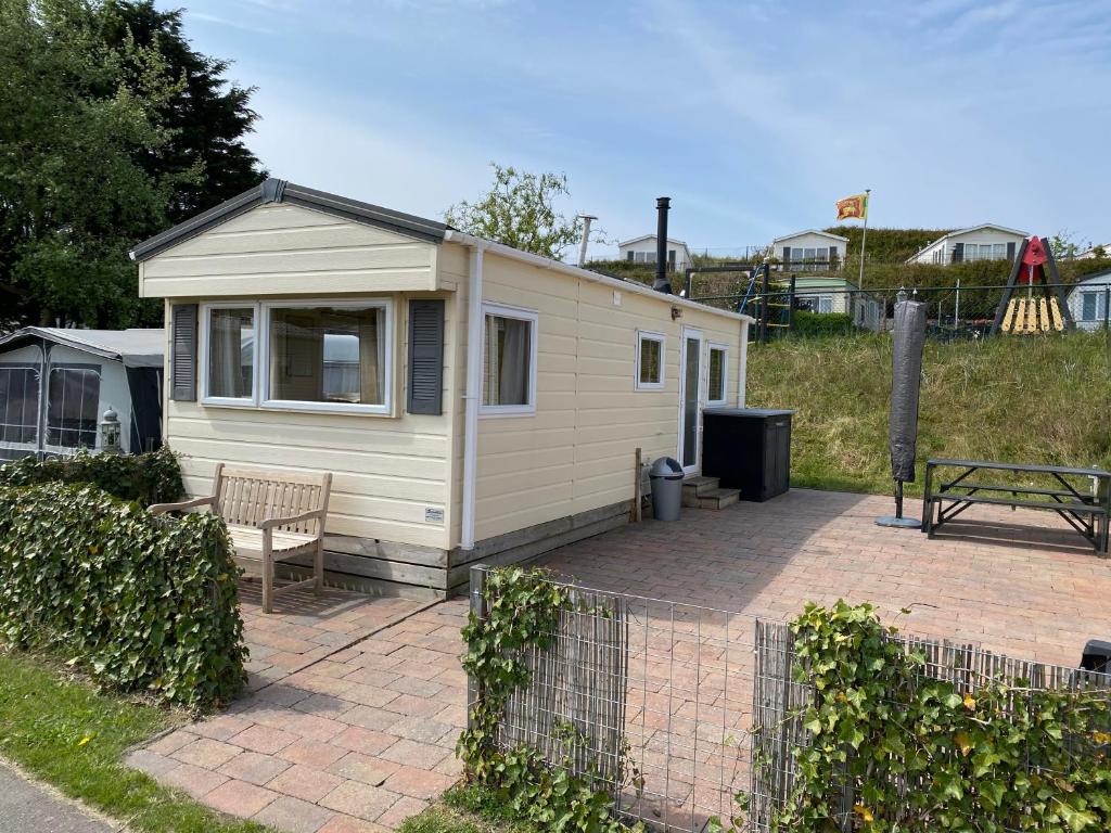 Chalet Formentera in de duinen van IJmuiden aan Zee平面图