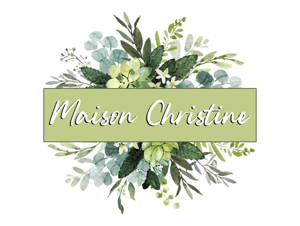 都灵Maison Christine的花绿水色的圣诞花环