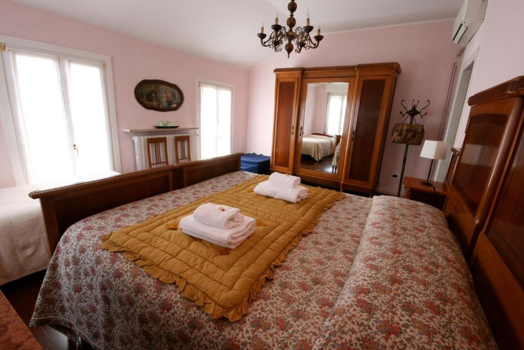 Corte Posta B&B客房内的一张或多张床位