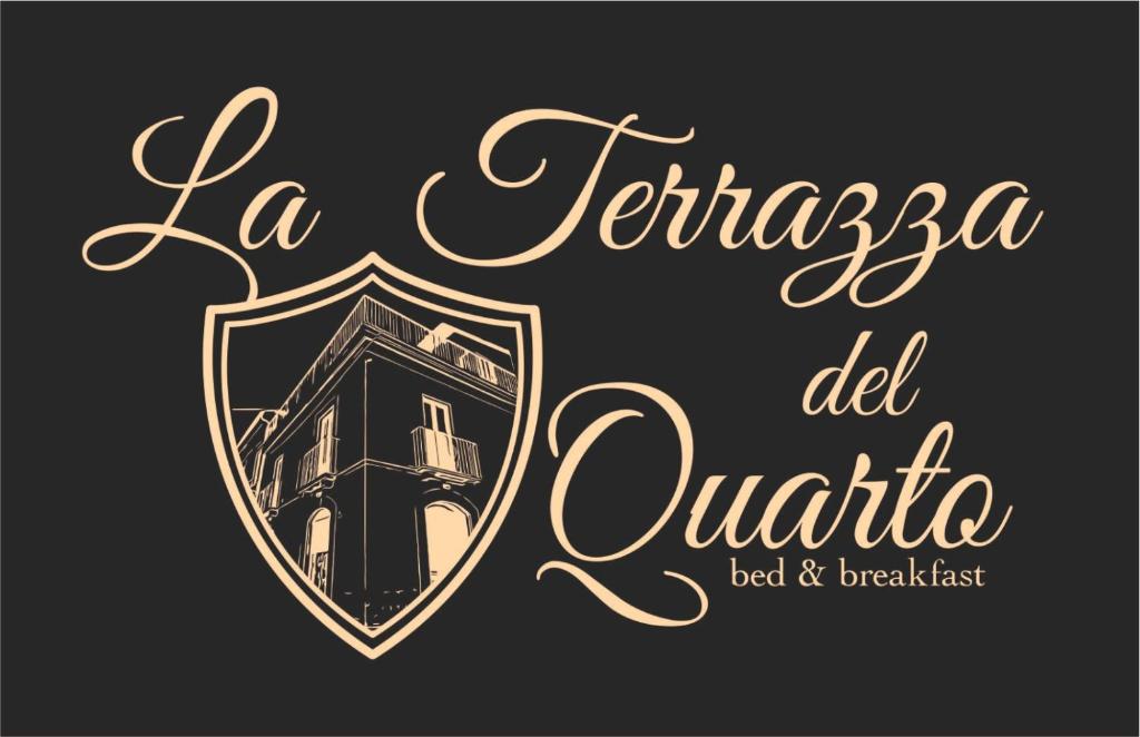拉奎拉La Terrazza del Quarto的读到la terraza del quattro的标志
