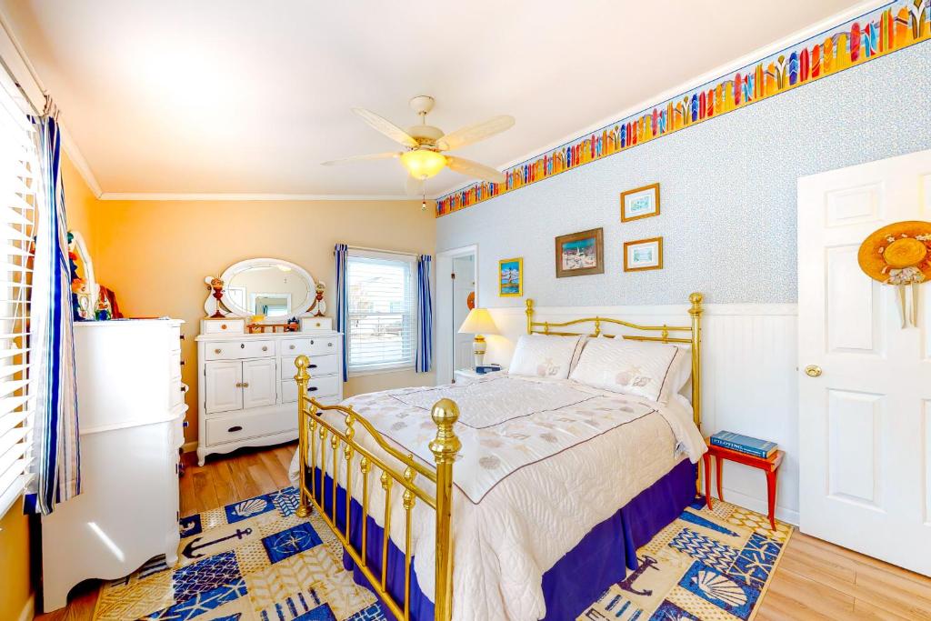 Montego Bay - 197 Pine Tree Road客房内的一张或多张床位