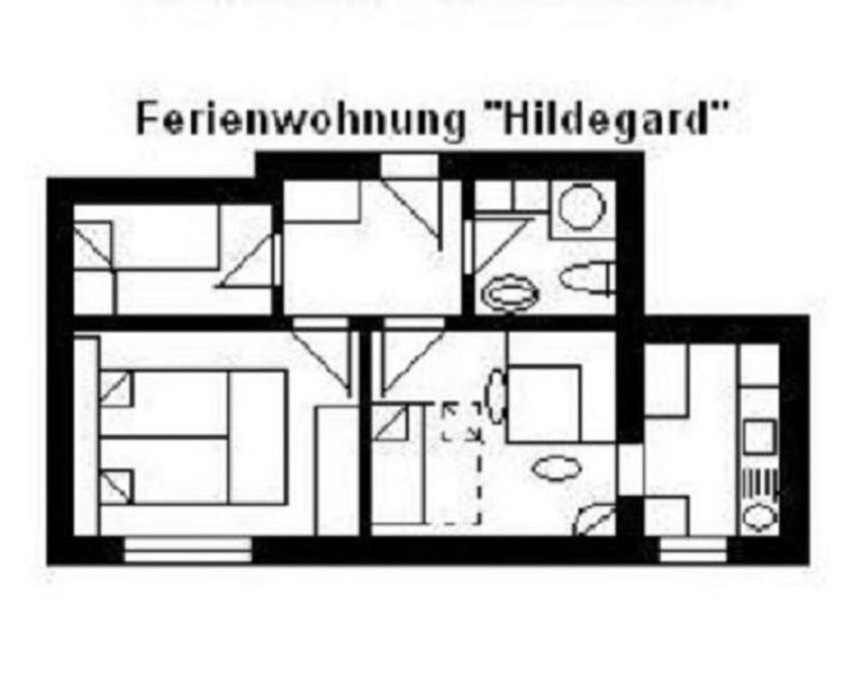 乌辛根Hildegard的房屋平面图图