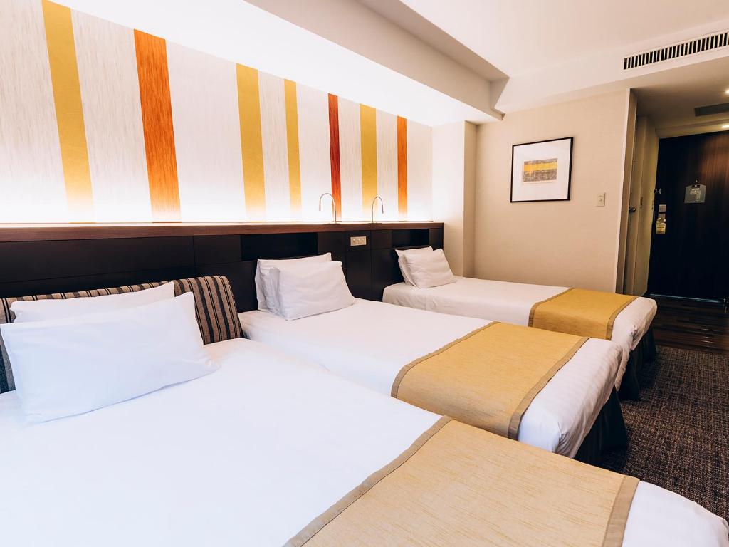 品川东武酒店客房内的一张或多张床位