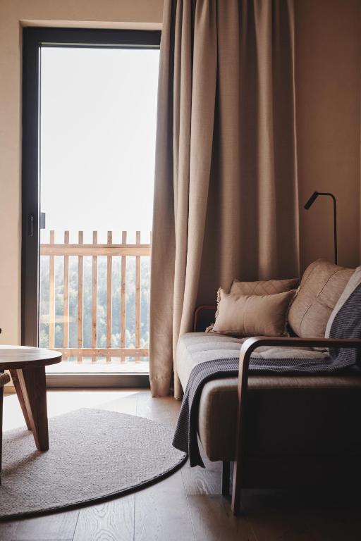 Boutiquehotel DAS ZEITWERT的休息区