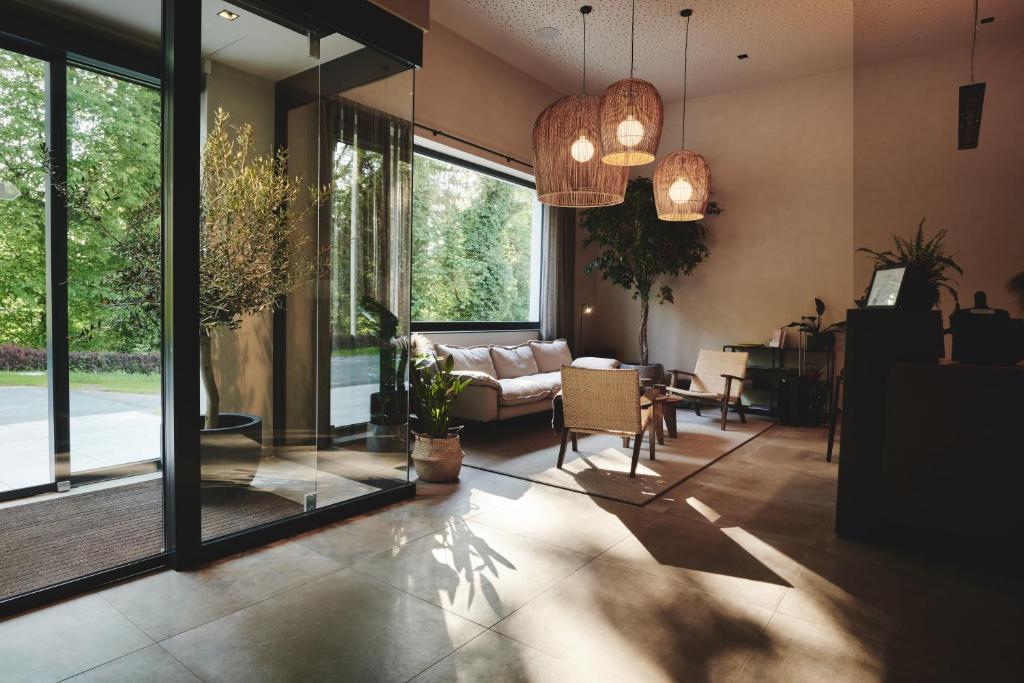 Boutiquehotel DAS ZEITWERT的休息区