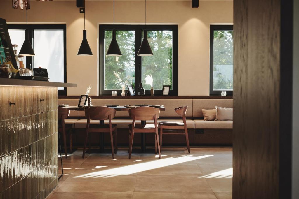 Boutiquehotel DAS ZEITWERT的休息区
