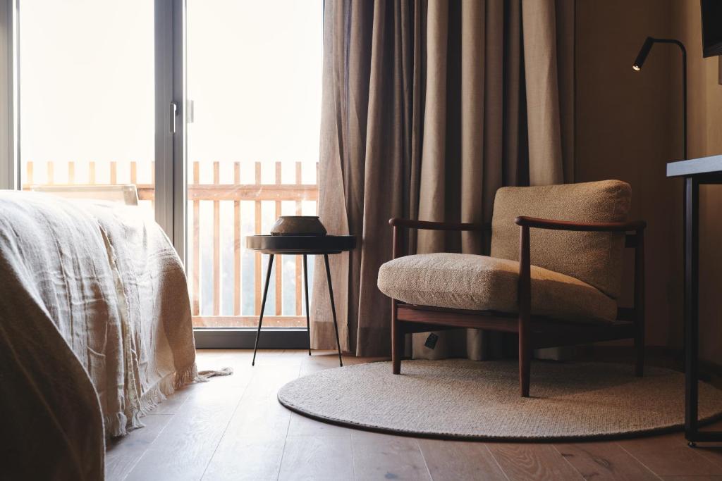 Boutiquehotel DAS ZEITWERT客房内的一张或多张床位
