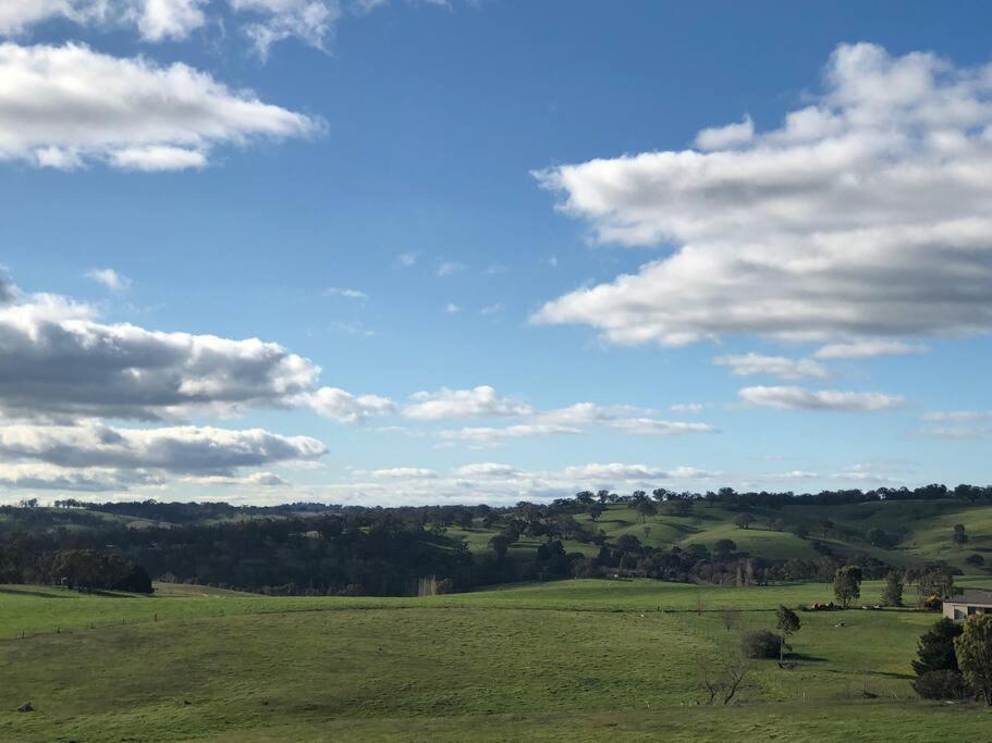 奥兰治Armara Views的一片绿地,天空蔚蓝,云朵