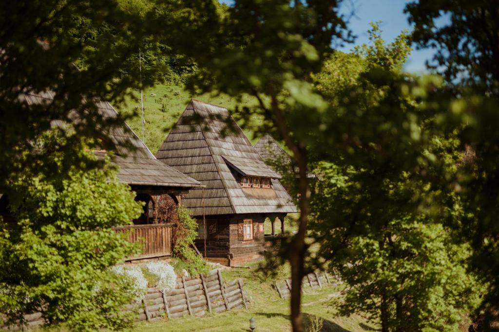 Raven's Nest - The Hidden Village, Transylvania - Romania外面的花园