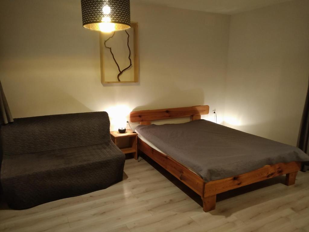 斯好提凡德哈兹酒店客房内的一张或多张床位