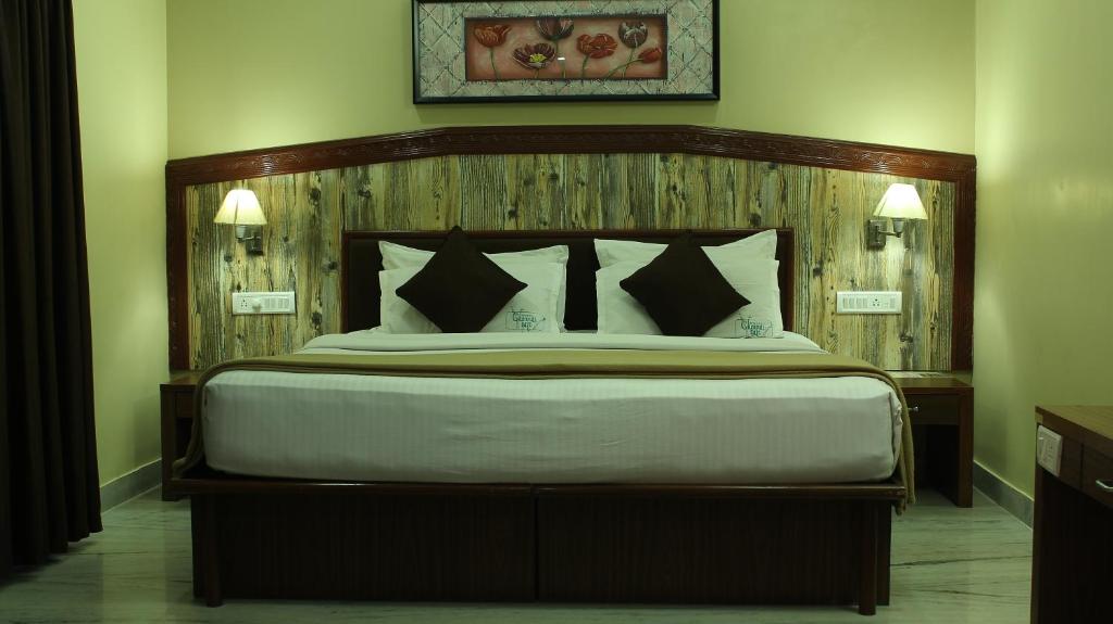 清奈之门酒店客房内的一张或多张床位