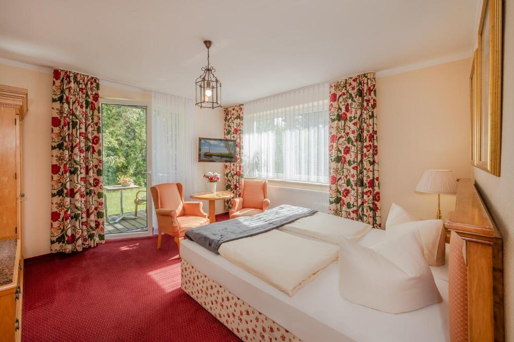 因塞尔霍夫维内塔酒店客房内的一张或多张床位