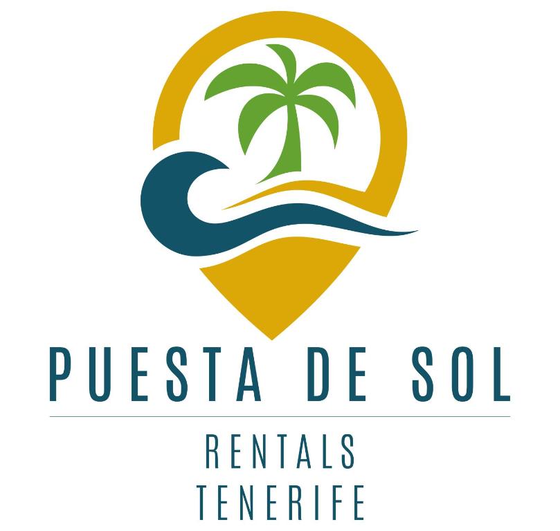 圣胡安海滩Puesta de Sol Rentals 3AR的棕榈树和海洋度假村的标志
